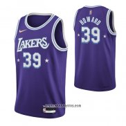 Camiseta Los Angeles Lakers Dwight Howard #39 Ciudad Edition 2021-22 Violeta