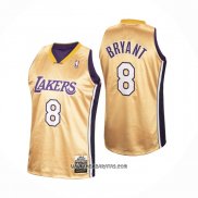 Camiseta Los Angeles Lakers Kobe Bryant #8 Primera Mitchell & Ness Oro