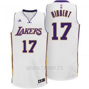 Camiseta Los Angeles Lakers Roy Hibbert #17 Blanco