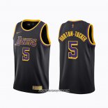 Camiseta Los Angeles Lakers Talen Horton-Tucker #5 Earned 2020-21 Negro
