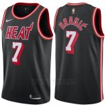 Camiseta Miami Heat Goran Dragic #7 Classic 2017-18 Negro