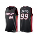 Camiseta Miami Heat Jae Crowder #99 Icon Negro