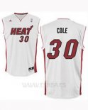 Camiseta Miami Heat Norris Cole #30 Blanco