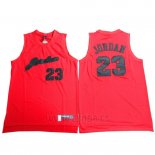 Camiseta Michael Jordan #23 Rojo Negro