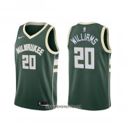 Camiseta Milwaukee Bucks Marvin Williams #20 Icon Verde