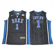 Camiseta NCAA Duke Blue Devils Kyrie Irving #1 Negro