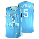 Camiseta NCAA North Carolina Tar Heels Ty Lawson #5 Azul