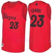 Camiseta Navidad 2016 Portland Trail Blazers Allen Crabbe #23 Rojo
