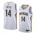 Camiseta New Orleans Pelicans Jason Smith #14 Association 2018 Blanco