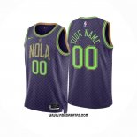Camiseta New Orleans Pelicans Personalizada Ciudad 2024-25 Violeta