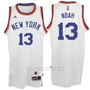 Camiseta New York Knicks Joakim Noah #13 Retro Blanco