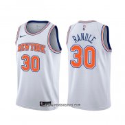Camiseta New York Knicks Julius Randle #30 Statement Blanco