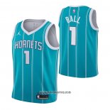 Camiseta Nino Charlotte Hornets LaMelo Ball #1 Icon 2022-23 Verde