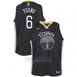 Camiseta Nino Golden State Warriors Nick Young Statement #6 2017-18 Gris