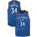 Camiseta Nino Oklahoma City Thunder Josh Huestis Icon #34 2017-18 Azul