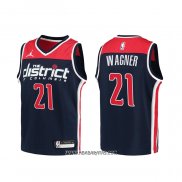 Camiseta Nino Washington Wizards Moritz Wagner #21 Association 2020-21 Azul