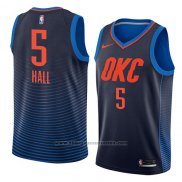 Camiseta Oklahoma City Thunder Devon Hall #5 Statement 2018 Azul