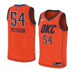 Camiseta Oklahoma City Thunder Patrick Patterson #54 Earned 2018-19 Naranja