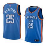 Camiseta Oklahoma City Thunderdaniel Hamilton Icon #25 2017-18 Azul