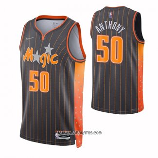 Camiseta Orlando Magic Cole Anthony #50 Ciudad 2021-22 Marron