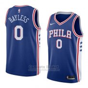 Camiseta Philadelphia 76ers Jerryd Bayless #0 Icon 2018 Azul