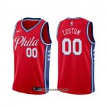 Camiseta Philadelphia 76ers Personalizada Statement 2019-20 Rojo