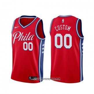 Camiseta Philadelphia 76ers Personalizada Statement 2019-20 Rojo