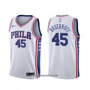 Camiseta Philadelphia 76ers Ryan Broekhoff #45 Association Blanco