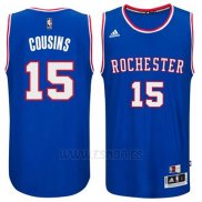 Camiseta Sacramento Kings DeMarcus Cousins #15 Retro Azul