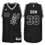 Camiseta San Antonio Spurs Boris Diaw #33 Negro