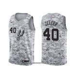 Camiseta San Antonio Spurs Tyler Zeller #40 Earned Camuflaje