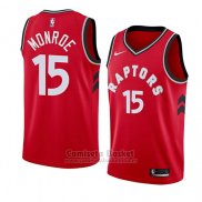 Camiseta Toronto Raptors Greg Monroe #15 Icon 2018 Rojo