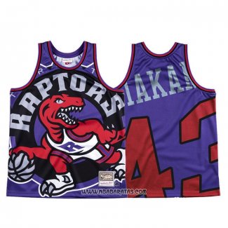 Camiseta Toronto Raptors Pascal Siakam #43 Mitchell & Ness Big Face Violeta