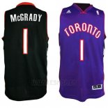Camiseta Toronto Raptors Tracy McGrady #1 Retro Negro Violeta