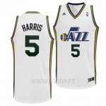 Camiseta Utah Jazz Devin Harris #5 Blanco