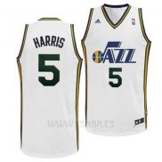 Camiseta Utah Jazz Devin Harris #5 Blanco