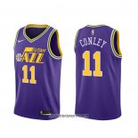 Camiseta Utah Jazz Mike Conley #11 Hardwood Classics Violeta