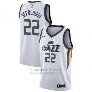 Camiseta Utah Jazz Thabo Sefolosha Association #22 2017-18 Blanco