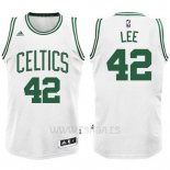 Camiseta Boston Celtics David Lee #42 Blanco