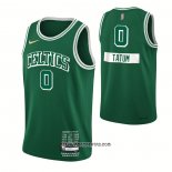 Camiseta Boston Celtics Jayson Tatum #0 Ciudad 2021-22 Verde