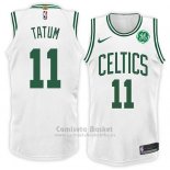 Camiseta Boston Celtics Jayson Tatum #11 Association 2018 Blanco