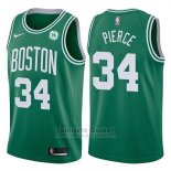 Camiseta Boston Celtics Paul Pierce Icon #34 2017-18 Verde