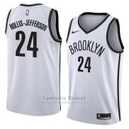 Camiseta Brooklyn Nets Hollis-Jefferson #24 Association 2018 Blanco