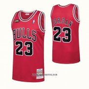 Camiseta Chicago Bulls Michael Jordan #23 1997-98 NBA Finals Mitchell & Ness Rojo