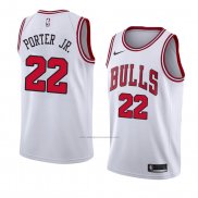 Camiseta Chicago Bulls Otto Porter Jr #22 Association 2018 Blanco