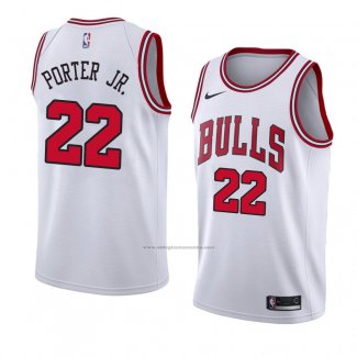 Camiseta Chicago Bulls Otto Porter Jr #22 Association 2018 Blanco