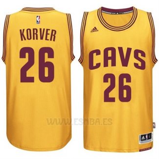 Camiseta Cleveland Cavaliers Kyle Korver #26 2015 Amarillo