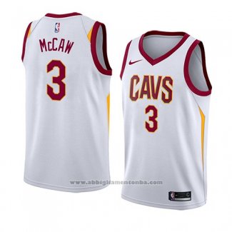 Camiseta Cleveland Cavaliers Patrick Mccaw #3 Association 2018 Blanco