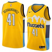 Camiseta Denver Nuggets Juan Hernangomez #41 Statement 2018 Amarillo