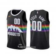 Camiseta Denver Nuggets Personalizada 2019-20 Ciudad Negro